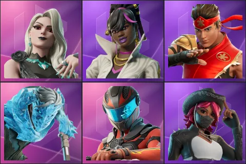 Carletta, Danica, FIRE Master Kai, Gale, Maxx Speed, Omen Hunter Calamity