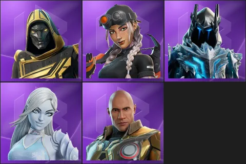 Blitz Knight, Elite Jules, Exalted Ice King, Lady Windfrost, The Foundation (Reforged)