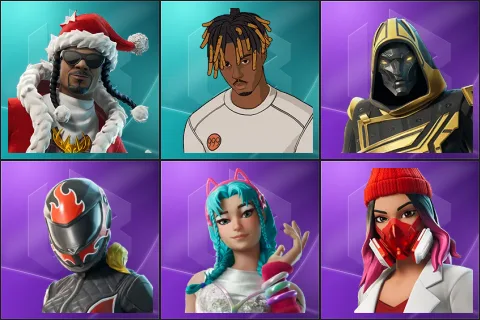 Santa Dogg, Slayer Juice WRLD, Blitz Knight, Burnoff, Katalina, Yulejacket