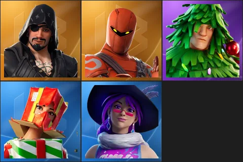 Blackheart, Hybrid, Lt. Evergreen, Holiday Boxy, Reverie