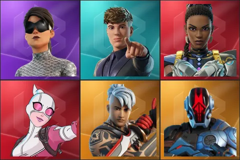 Unchained Ramirez, Clix, Shuri, Gwenpool, Ronin, The Foundation