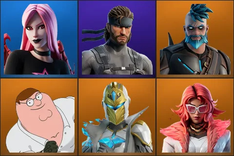 Haze, Solid Snake, Omegarok, Peter Griffin, Spectra Knight, Valeria