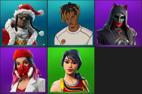Santa Dogg, Slayer Juice WRLD, Felina, Yulejacket, Scarlet Defender