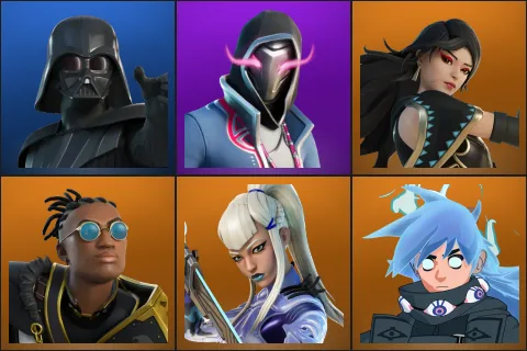 Darth Vader, Xander, Era, Malik, Mizuki, Nezumi