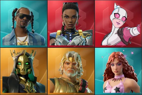 Snoop Dogg, Shuri, Gwenpool, Hades, Zeus, Chappell Roan