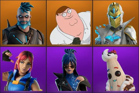 Omegarok, Peter Griffin, Spectra Knight, Explorer Emilie, Hope, Lil Split