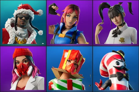 Santa Dogg, Explorer Emilie, Yuki Yubari, Yulejacket, Holiday Boxy, Mr. Dappermint