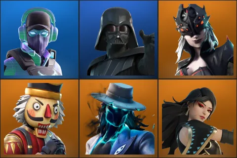 Breakpoint, Darth Vader, Arachne, Crackshot, Deadeye, Era