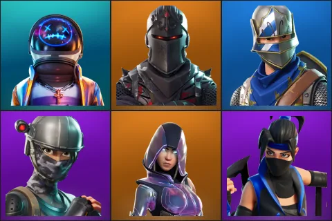Astro Jack, Black Knight, Blue Squire, Elite Agent, Glow, Indigo Kuno