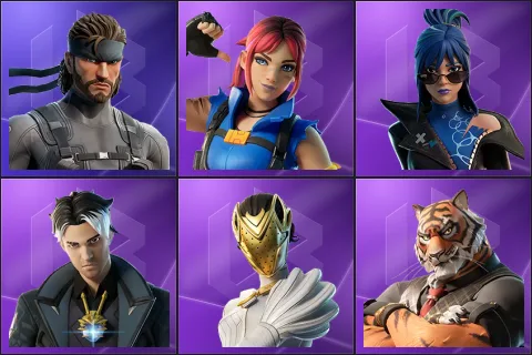 Solid Snake, Explorer Emilie, Hope, Montague, Nisha, Oscar