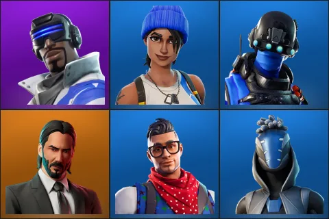 Blue Striker, Blue Team Leader, Carbon Commando, John Wick, Prodigy, Sultura