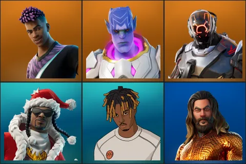 Fade, Kymera, The Scientist, Santa Dogg, Slayer Juice WRLD, Aquaman