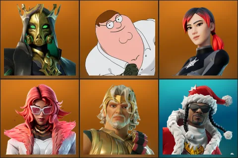 Hades, Peter Griffin, Polarity, Valeria, Zeus, Santa Dogg