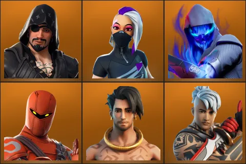Blackheart, Catalyst, Fusion, Hybrid, Raz, Ronin