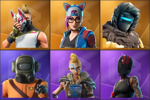Drift, Lynx, Zenith, The Employee, Huntress, Redline