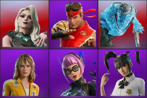 Carletta, FIRE Master Kai, Gale, The Bride, Void Walker Lynx, Yuki Yubari