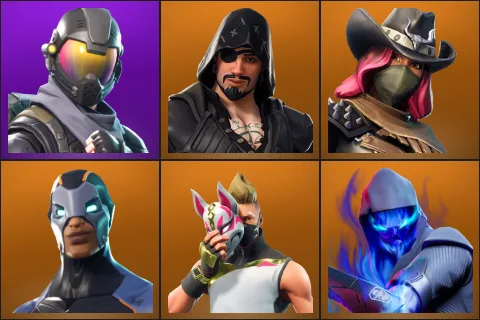 Rogue Agent, Blackheart, Calamity, Carbide, Drift, Fusion