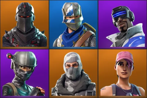Black Knight, Blue Squire, Blue Striker, Elite Agent, Havoc, Rose Team Leader