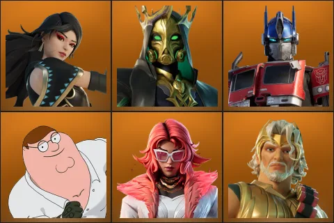 Era, Hades, Optimus Prime, Peter Griffin, Valeria, Zeus