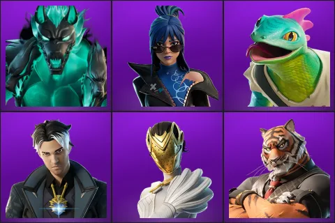 Cerberus, Hope, Lizzik, Montague, Nisha, Oscar