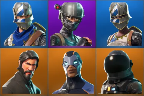 Blue Squire, Elite Agent, Royale Knight, The Reaper, Carbide, Dark Voyager