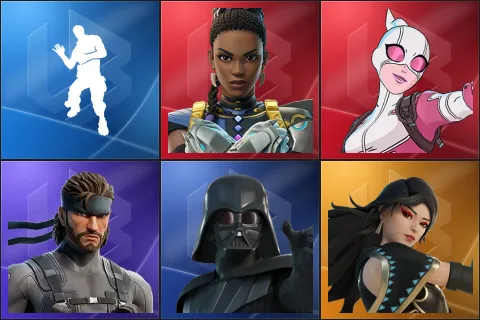 Laugh It Up, Shuri, Gwenpool, Solid Snake, Darth Vader, Era