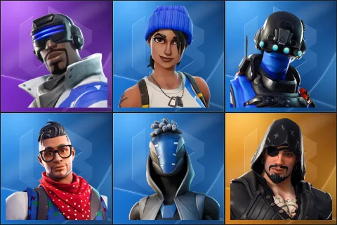 Blue Striker, Blue Team Leader, Carbon Commando, Prodigy, Sultura, Blackheart