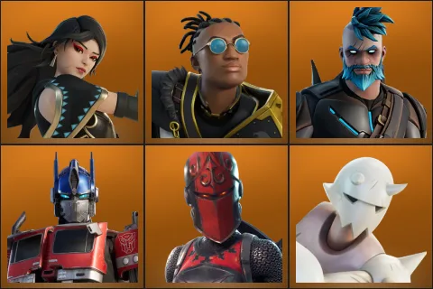 Era, Malik, Omegarok, Optimus Prime, Red Knight, Snap