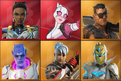 Shuri, Gwenpool, Joey, Kymera, Ronin, Spectra Knight