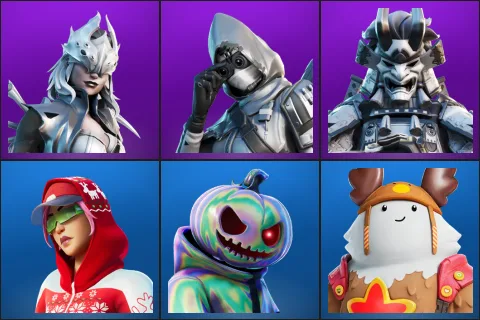 Corrupted Arachne, Corrupted Insight, Corrupted Shogun, Arctic Adeline, Chrome Punk, Sled Ready Guff