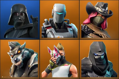 Darth Vader, A.I.M., Calamity, Dire, Drift, Enforcer
