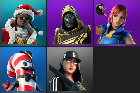 Santa Dogg, Blitz Knight, Explorer Emilie, Mr. Dappermint, Ruby Shadows