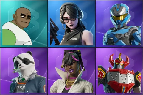 Russel, Jawbreaker, UNSC Spartan, Agent Patch, Danica, Dino Megazord