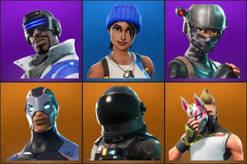 Blue Striker, Blue Team Leader, Elite Agent, Carbide, Dark Voyager, Drift