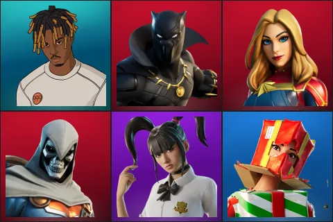 Slayer Juice WRLD, Black Panther, Captain Marvel, Taskmaster, Yuki Yubari, Holiday Boxy
