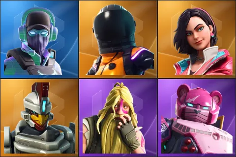 Breakpoint, Dark Vanguard, Rox, Sentinel, Bunker Jonesy, Mecha Team Leader
