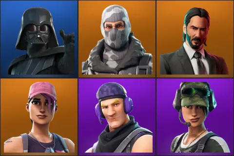 Darth Vader, Havoc, John Wick, Rose Team Leader, Sub Commander, Trailblazer