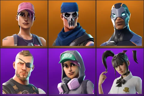Rose Team Leader, Warpaint, Carbide, Battlehawk, Teknique, Yuki Yubari