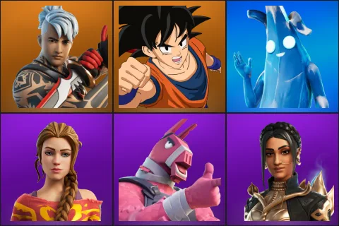 Ronin, Son Goku, Polar Peely, Haven, Lt. John Llama, Shanta