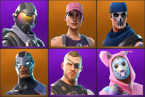 Rogue Agent, Rose Team Leader, Warpaint, Carbide, Battlehawk, Rabbit Raider