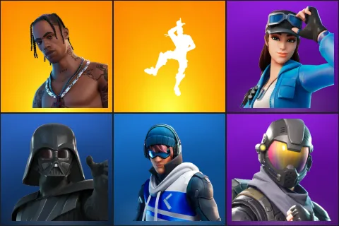 Travis Scott, Take The L, Cloud Striker, Darth Vader, Point Patroller, Rogue Agent