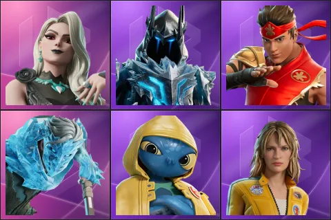 Carletta, Exalted Ice King, FIRE Master Kai, Gale, Squibbly, The Bride