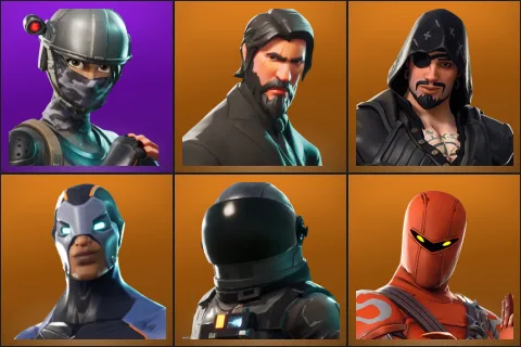 Elite Agent, The Reaper, Blackheart, Carbide, Dark Voyager, Hybrid