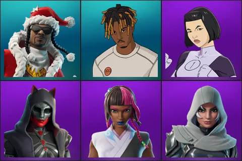 Santa Dogg, Slayer Juice WRLD, Dupli-Kate, Felina, Iridia Vayne, Vanguard Zadie