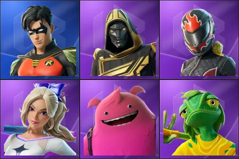 Robin, Blitz Knight, Burnoff, Haylee Skye, Yeddy, Ziggy