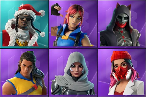 Santa Dogg, Explorer Emilie, Felina, Trailblazer Tai, Vanguard Zadie, Yulejacket