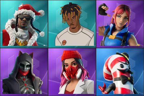 Santa Dogg, Slayer Juice WRLD, Explorer Emilie, Felina, Yulejacket, Mr. Dappermint