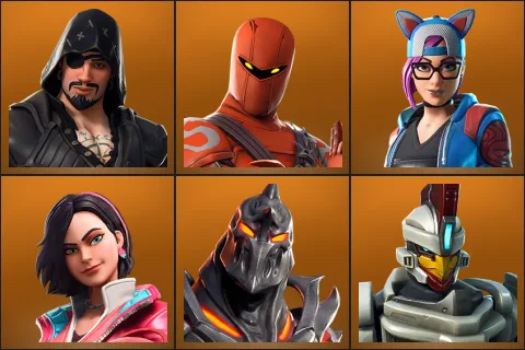 Blackheart, Hybrid, Lynx, Rox, Ruin, Sentinel