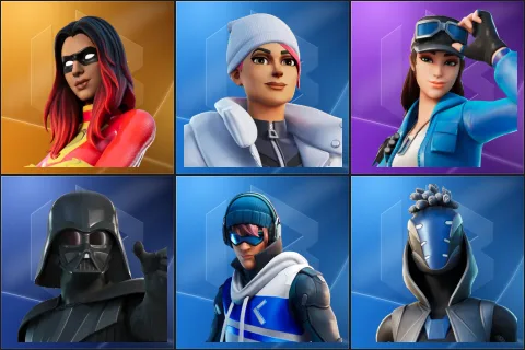 Joltara, Blizzard Bomber, Cloud Striker, Darth Vader, Point Patroller, Sultura
