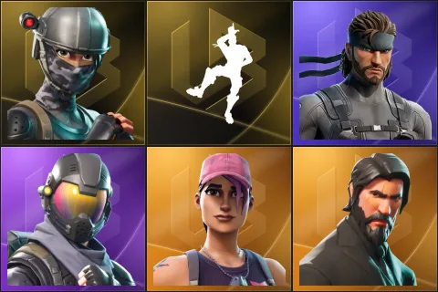 Elite Agent, Take The L, Solid Snake, Rogue Agent, Rose Team Leader, The Reaper